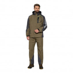 Костюм Huntsman д/с Орегон цв. Хаки/Серый тк. Breathable Р-р  60-62, Рост  170-176