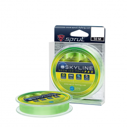 Леска Sprut Skyline Fluorocarbon Composition IceTech RPO Neon 0.235 50м