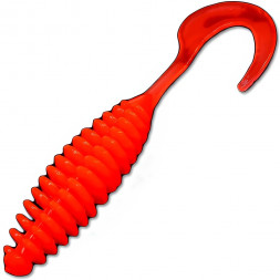 Мягкая приманка Brown Perch Turbik Оранжевый кислотный UV 65мм 1,5гр цвет 006 10 шт