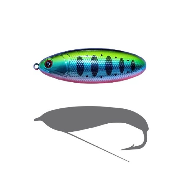 Блесна - незацепляйка SPRUT Bloody Woody Weedless Spoon 70S 15г/SBGTR