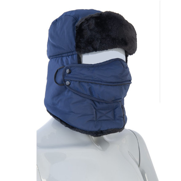 Шапка зимняя с маской и воротником, цвет в ассортименте