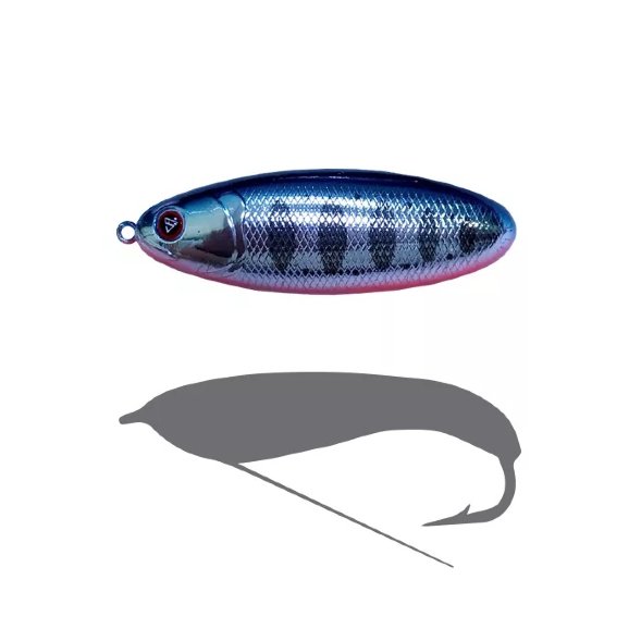 Блесна - незацепляйка SPRUT Bloody Woody Weedless Spoon 70S 15г/SBTR
