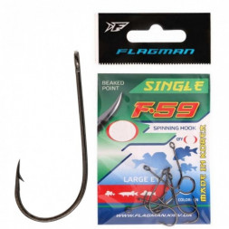 Крючок FLAGMAN F-59 №1/0 6шт FF59-010