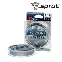 Леска SPRUT Skyline Fluorocarbon Composition IceTech PRO Titanium 0.285 50м